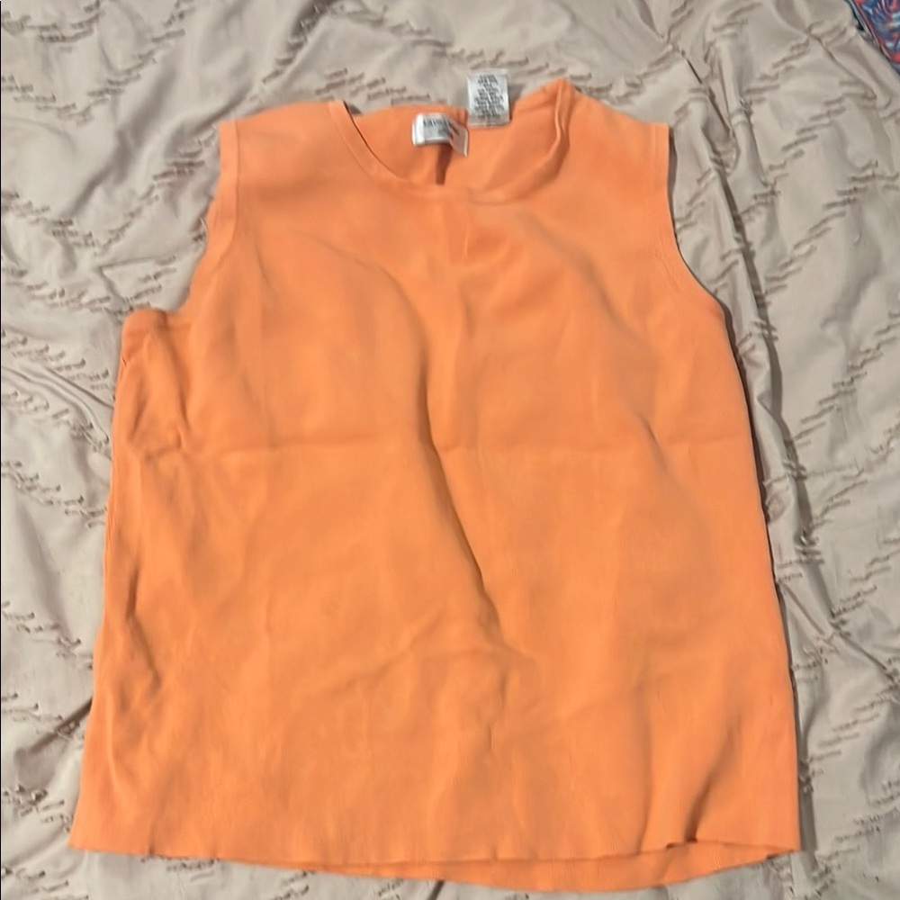 Laura Ashley Orange Tank Top